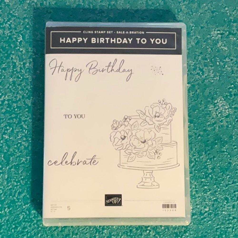 Stampin’ Up! Happy Birthday to You cling stamp set